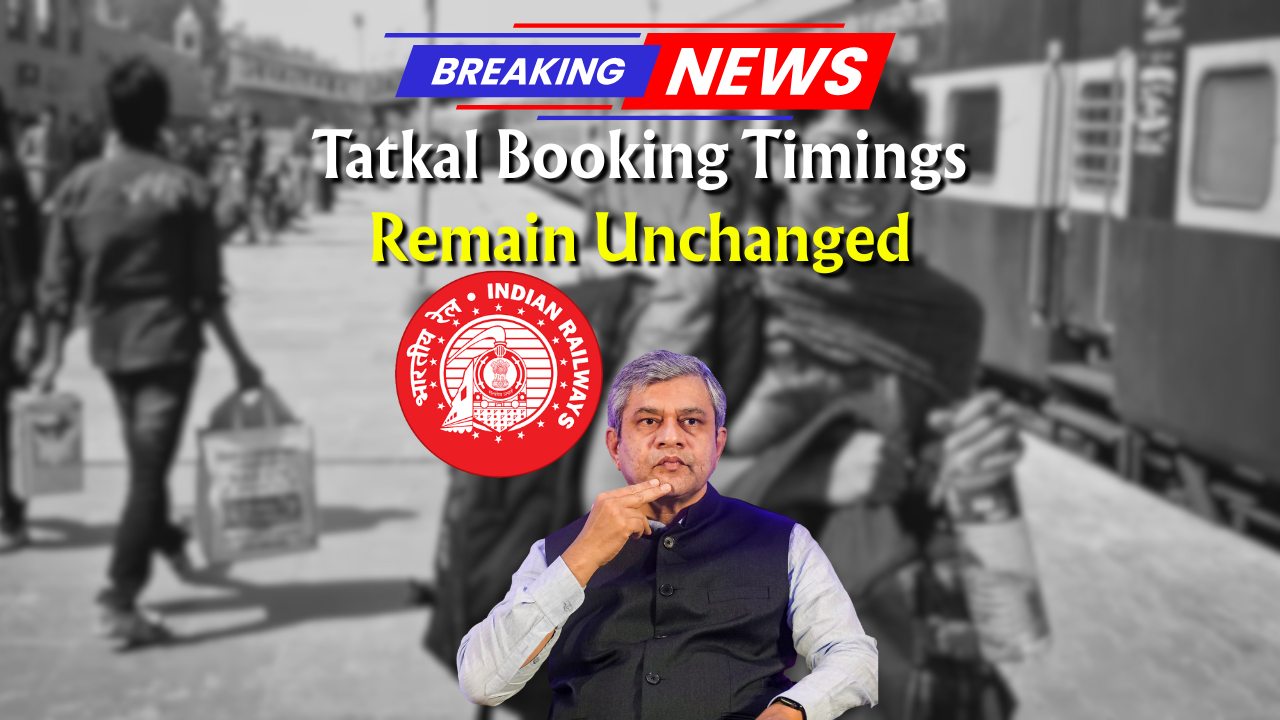 Tatkal Ticket Booking Time