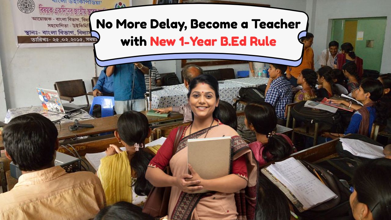 New Rule for B.Ed Course