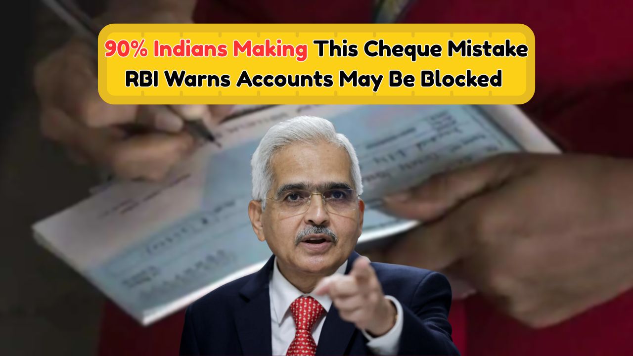 Cheque Mistake Warning