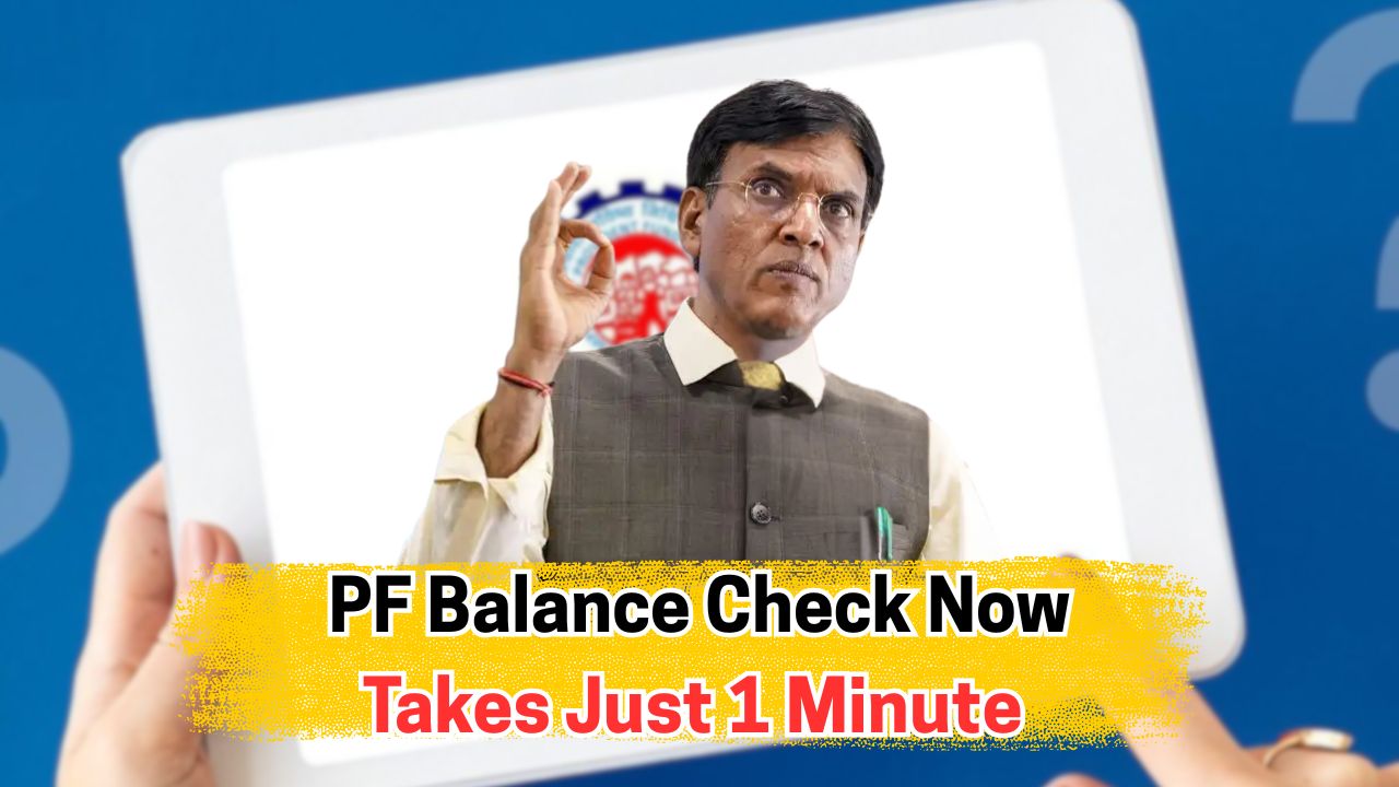 PF Balance in Seconds